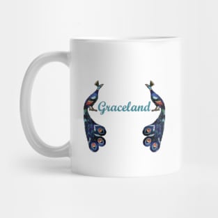 Graceland Peacocks blue Mug